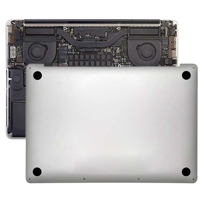 Bottom Cover Case for Macbook Pro 13 inch A1708 (2016/2017) EMC2978(Grey)