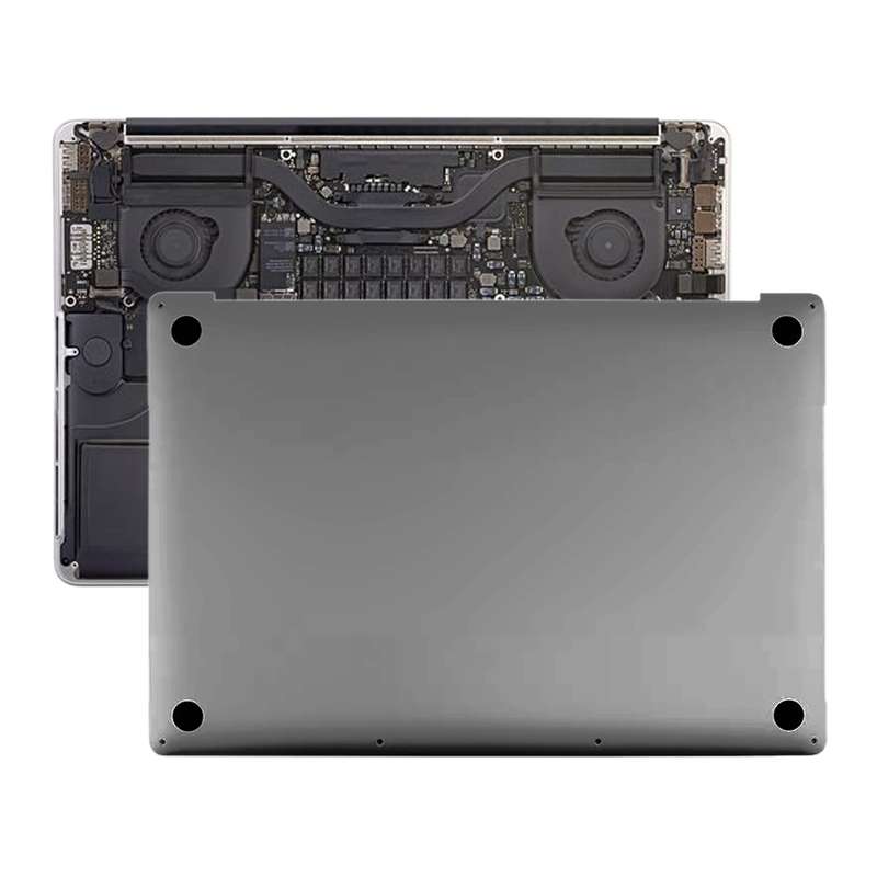 Bottom Cover Case for Macbook Pro Retina 13.3 inch A1989 2018 2019 EMC3214 EMC3358(Silver)