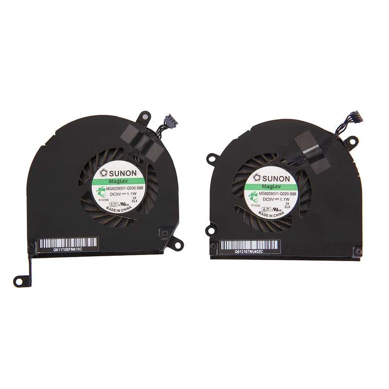 1 Pair for Macbook Pro 15.4 inch (2009 - 2011) A1286 / MB985 / MC721 / MC371 Cooling Fans (Left + Ri