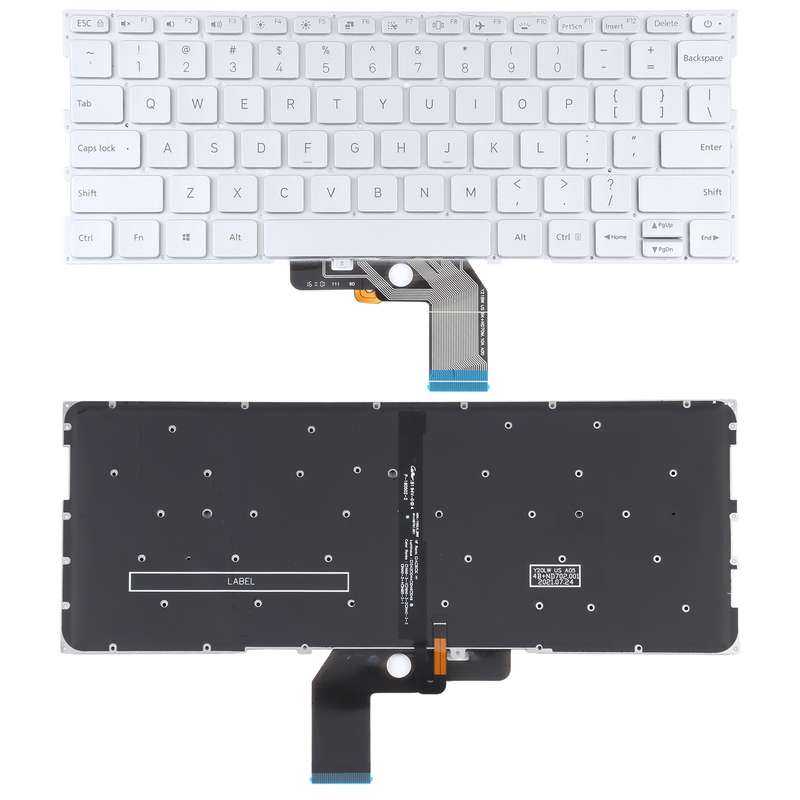 For Xiaomi Mi Air 13.3 US Version Keyboard with Backlight (Black)