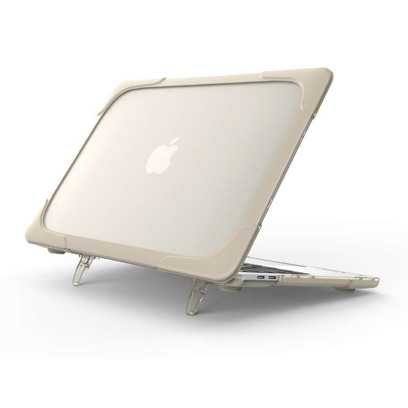 For Macbook Pro 13.3 inch (A1708) & with Touchbar (A1706) Laptop TPU + PC Folding Shockproof Protect