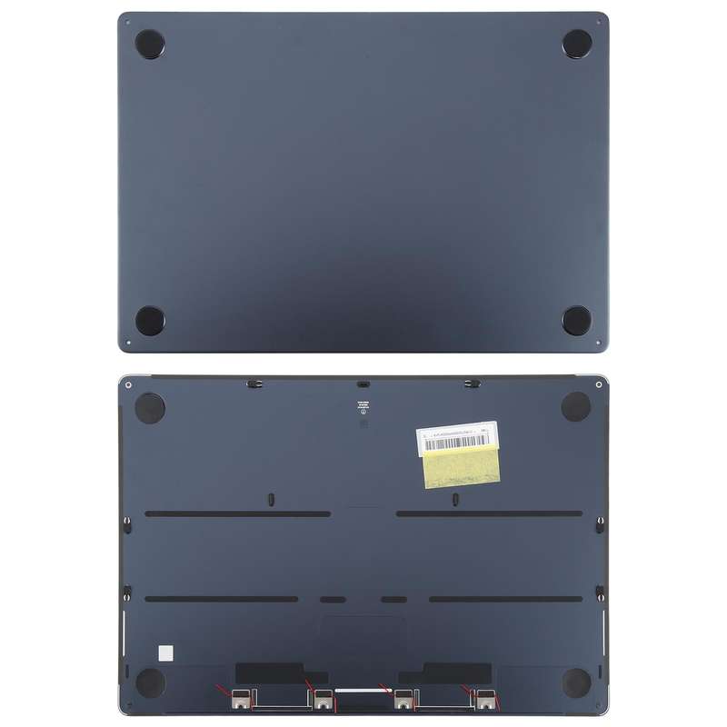 For MacBook Air M3 15 inch A3114 2024 EMC8612 Computer Case Bottom Cover (Grey)