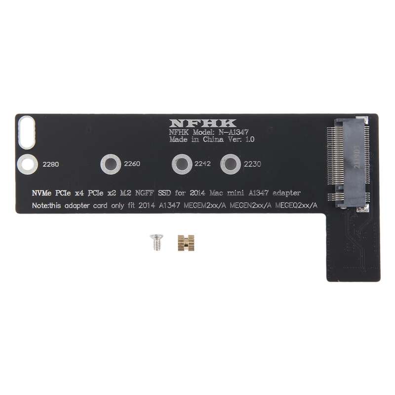 NVMe M.2 SSD to for Mac Mini 2014 Late A1347 MEGEN2 MEGEM2 MEGEQ2 Adapter Card