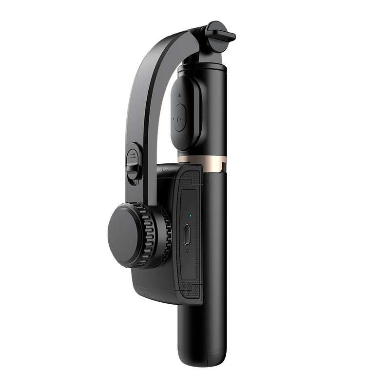 Q08 Gimbal Stabilizer Bluetooth Remote Control Tripod Selfie Stick (White)