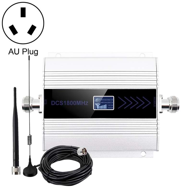 DCS-LTE 4G Phone Signal Repeater Booster, AU Plug(Gold)