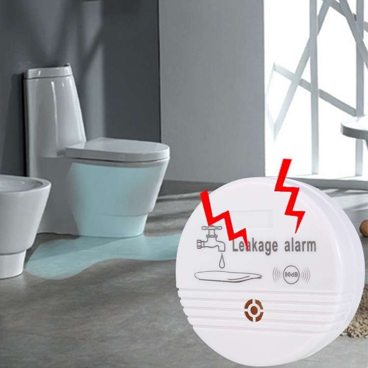 360 Degrees Water Leak Detector Sensor 85dB Volume Water Leakage Alarm for Home Kitchen, Toilet, Flo