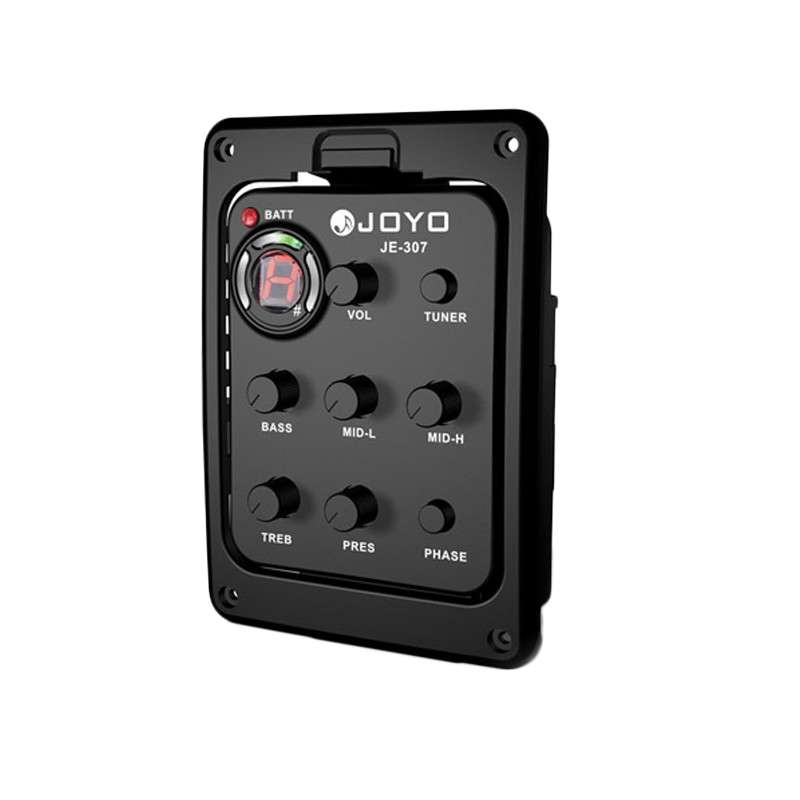 JOYO JE-307 Guitar Pickup 5-Band Equalizer Folk Guitar EQ Acoustic guitarra Pickup Preamp Electric D