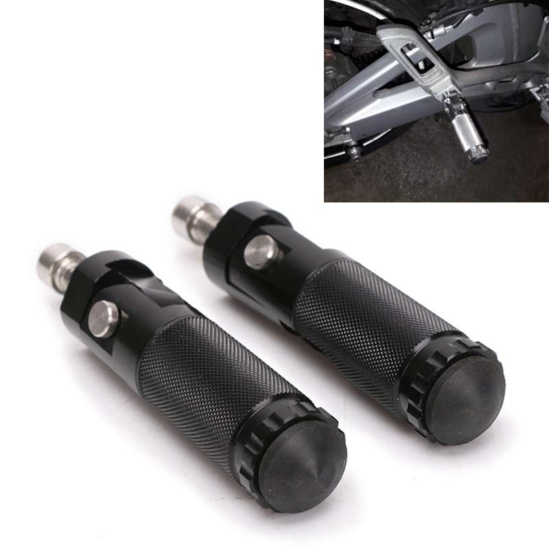 Speedpark 1 Pair Universal Folding Footrests Footpegs Foot Rests Pegs Rear Pedals Set 8mm Install Bo
