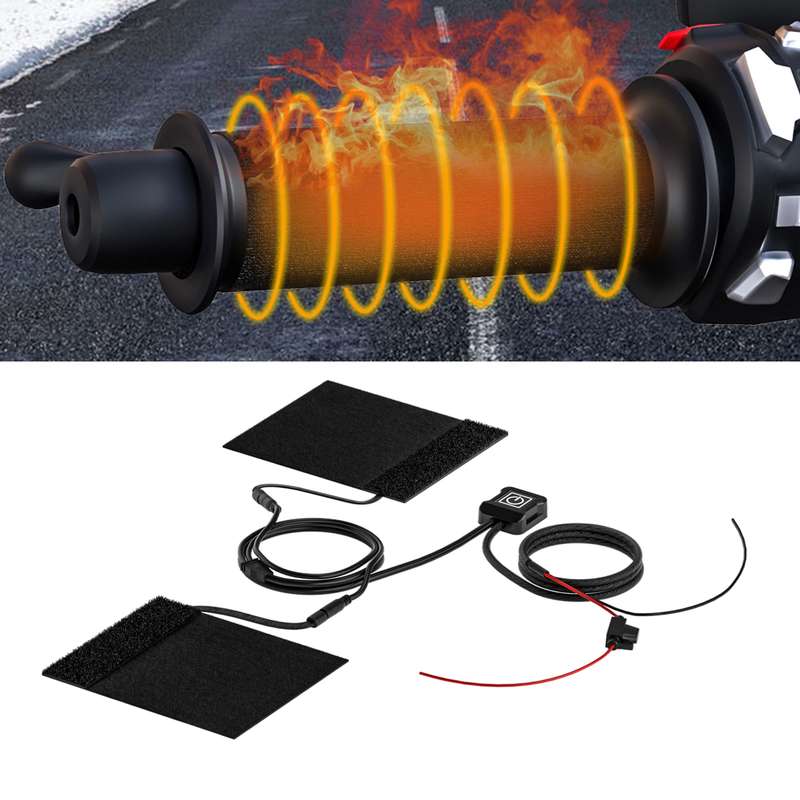 CS-974A1 Motorcycle Scooter Smart Three Gear Temperature Control Electric Hand Grip Cover Heated Gri