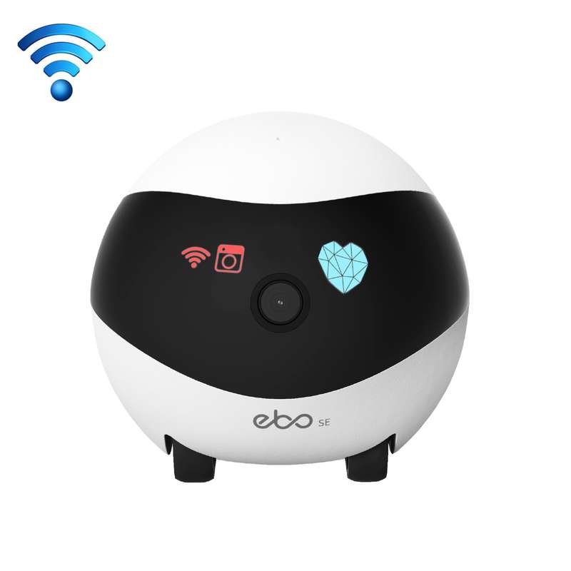 EBO SE 1080P HD Smart Home Companion Robot Remote Monitoring Camera, Support Infrared Night Vision &
