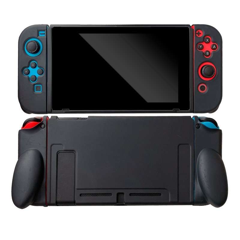 For Nintendo Switch Pure Color Shockproof TPU Case(Purple)
