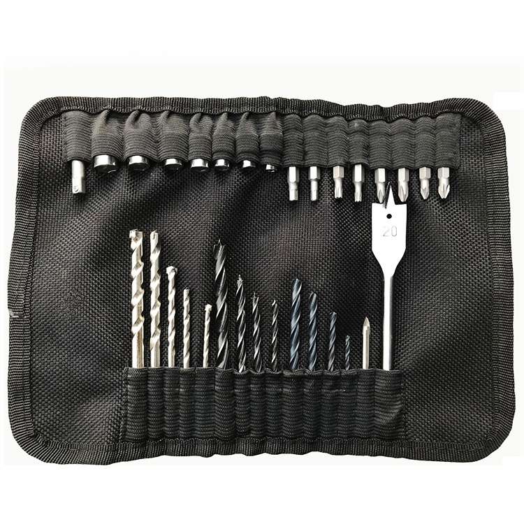 31 in1 Drill and Screwdriver Bit Set Industrial Spade Paddle Flat Wood Woodworking Boring Drill Bits