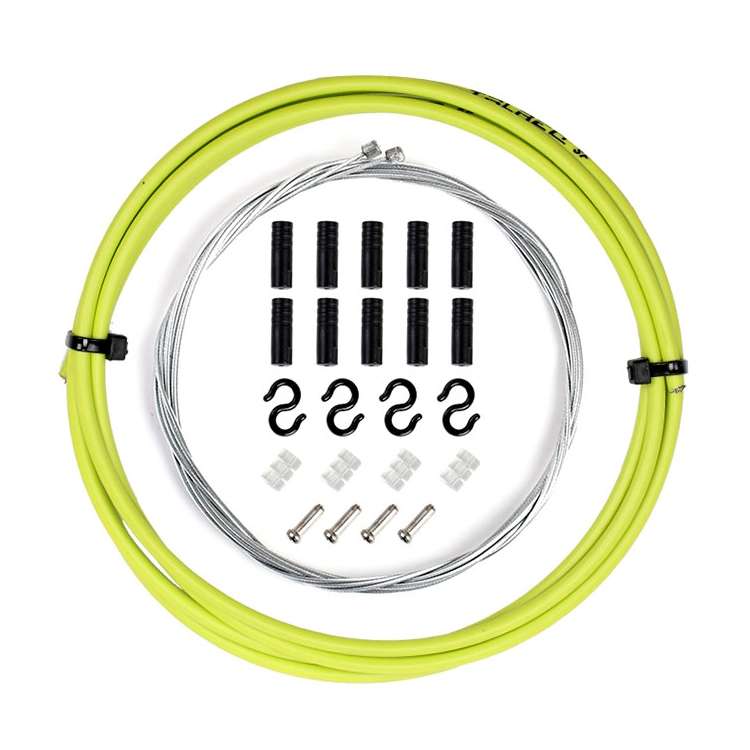 7 in 1 Universal PVC Bicycle Variable Speed Cable Tube Set(Black)