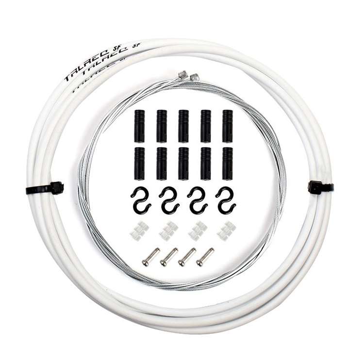 7 in 1 Universal PVC Bicycle Variable Speed Cable Tube Set(Black)