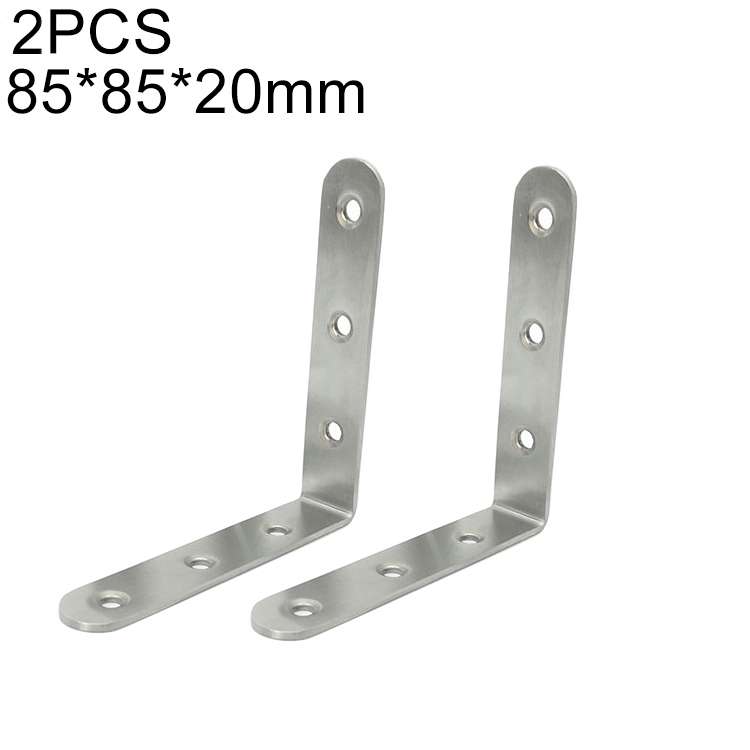 2pcs Stainless Steel 90 Degree Angle Bracket,Corner Brace Joint Bracket Fastener Furniture Cabinet S