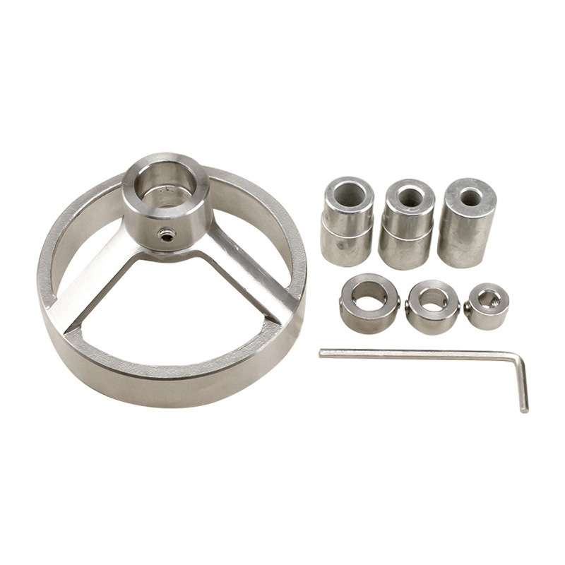 8 in 1 Drill Guide Vertical Pocket Hole Jig 5/6/7/8/9/10/12mm Drill Bit Hole Locator Stainless Steel