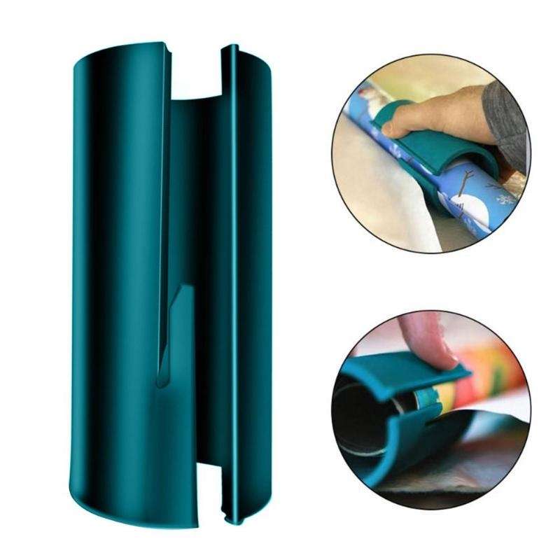 Paper Cutting Tool Cylinder Paper Cutter Wrapping Paper Cutter(Black)