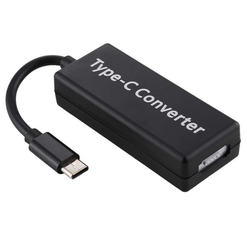 65W 5 Pin MagSafe Series to USB-C / Type-C Converter for MacBook (White)