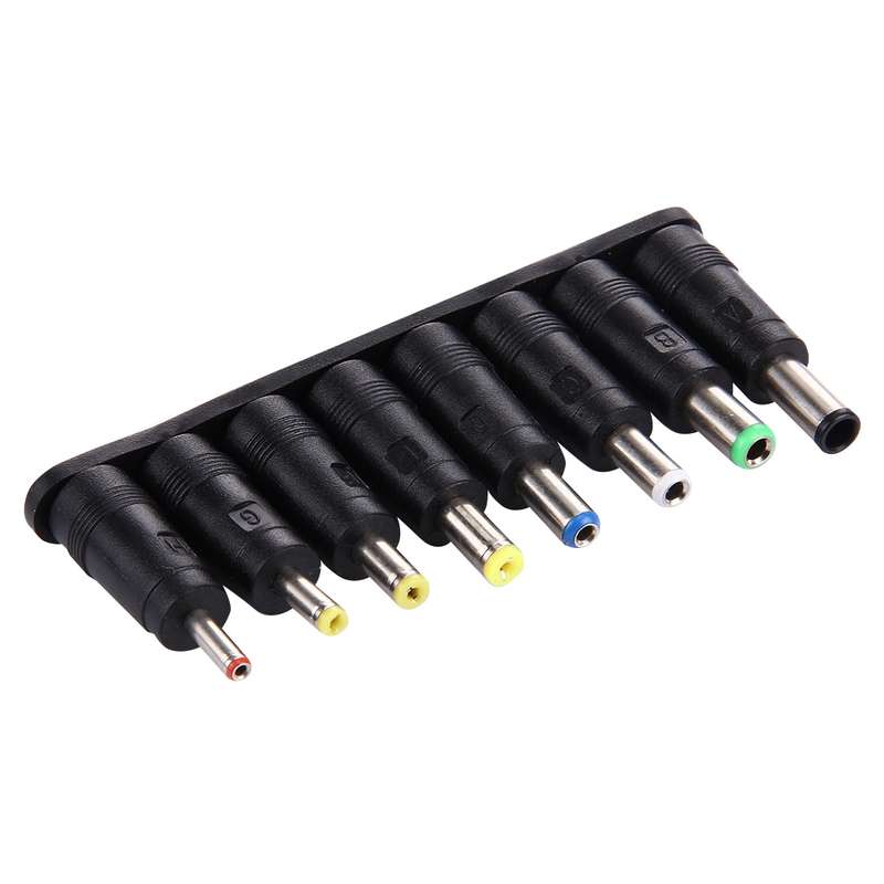 5.5x2.1mm Female to Multiple Male Interfaces 8 in 1 Power Adapters Set for HP / Sony / Acer / ASUS /