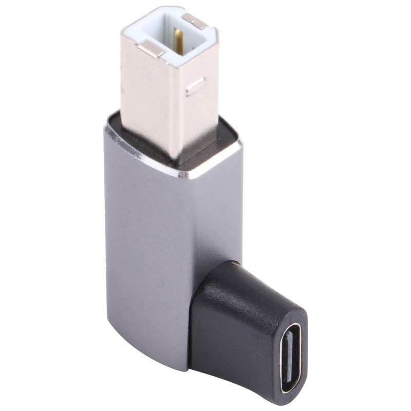 USB-C / Type C Female to USB 2.0 B MIDI Male Adapter for Electronic Instrument / Printer / Scanner /