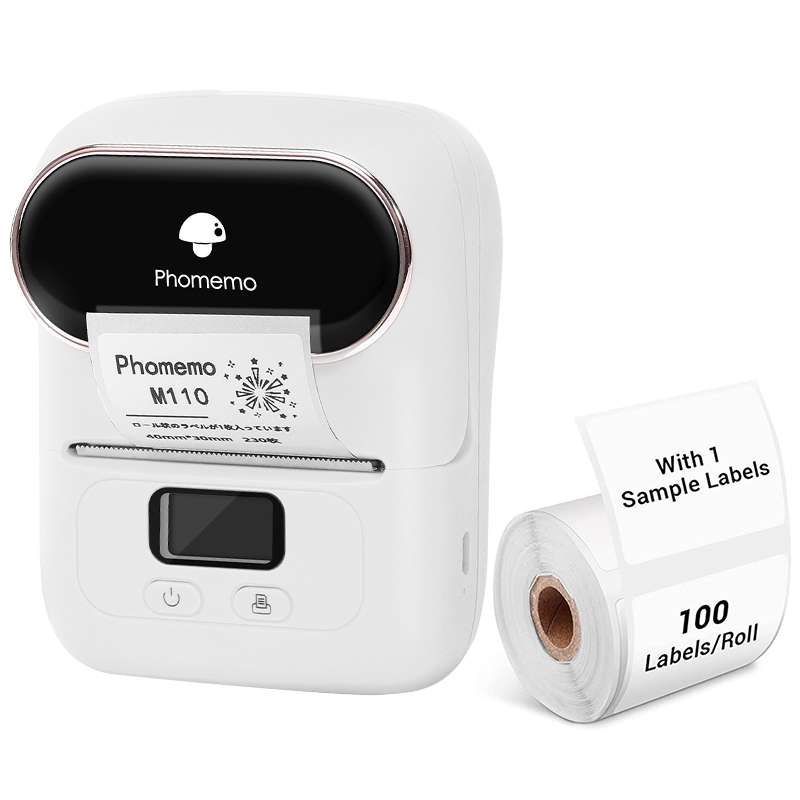 Phomemo M110 Home Handheld Mini Bluetooth Thermal Printer (Orange)