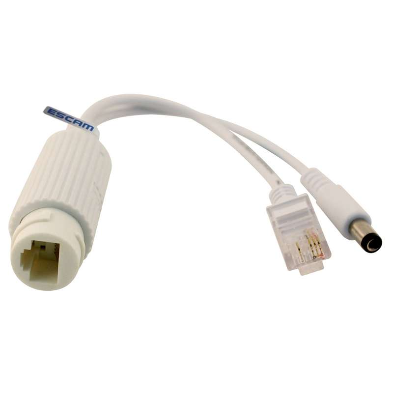 ESCAM POE S2 Data Exchange Cable POE Splitter Connect to POE switch for IP Cameras, Transmission Dis