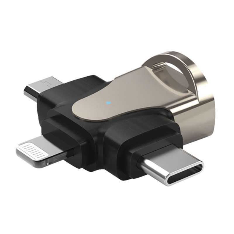 3 In 1 OTG Adapter (Tarnish)