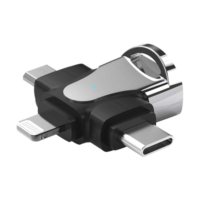 3 In 1 OTG Adapter (Tarnish)