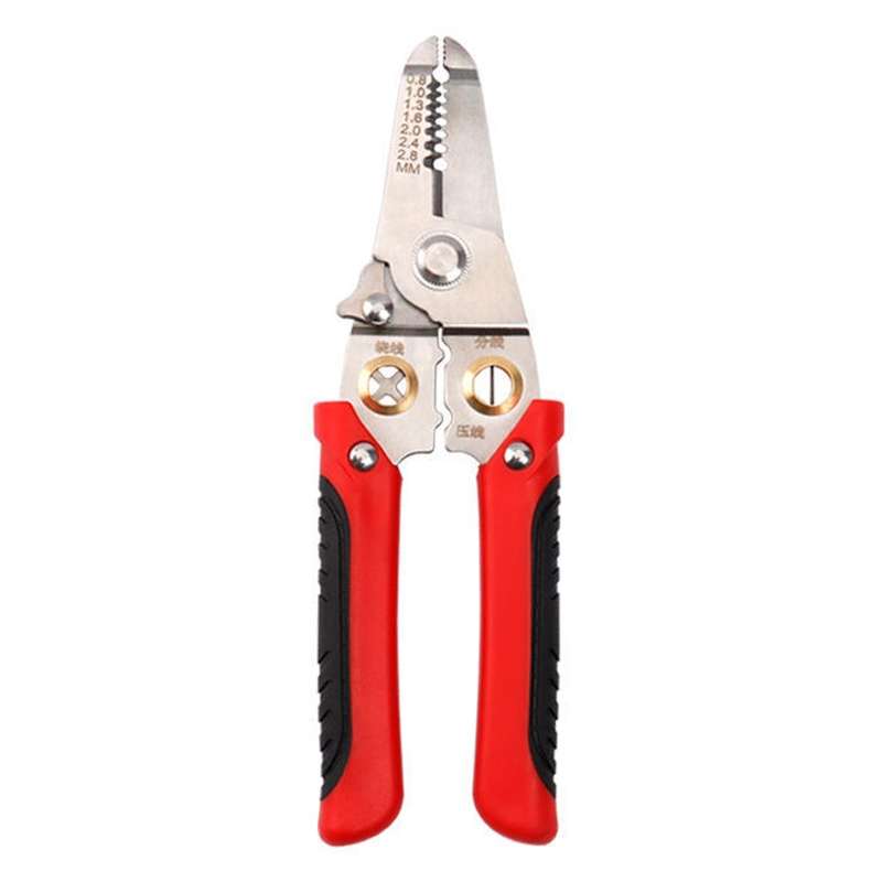 Multi-functional Wire Splitting Pliers Electrician Manual Tool (Orange)