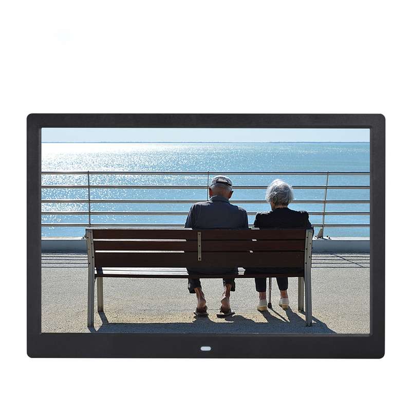 14-inch Digital Photo Frame Electronic Photo Frame Ultra-narrow Side Support 1080P Wall-mounted Adve