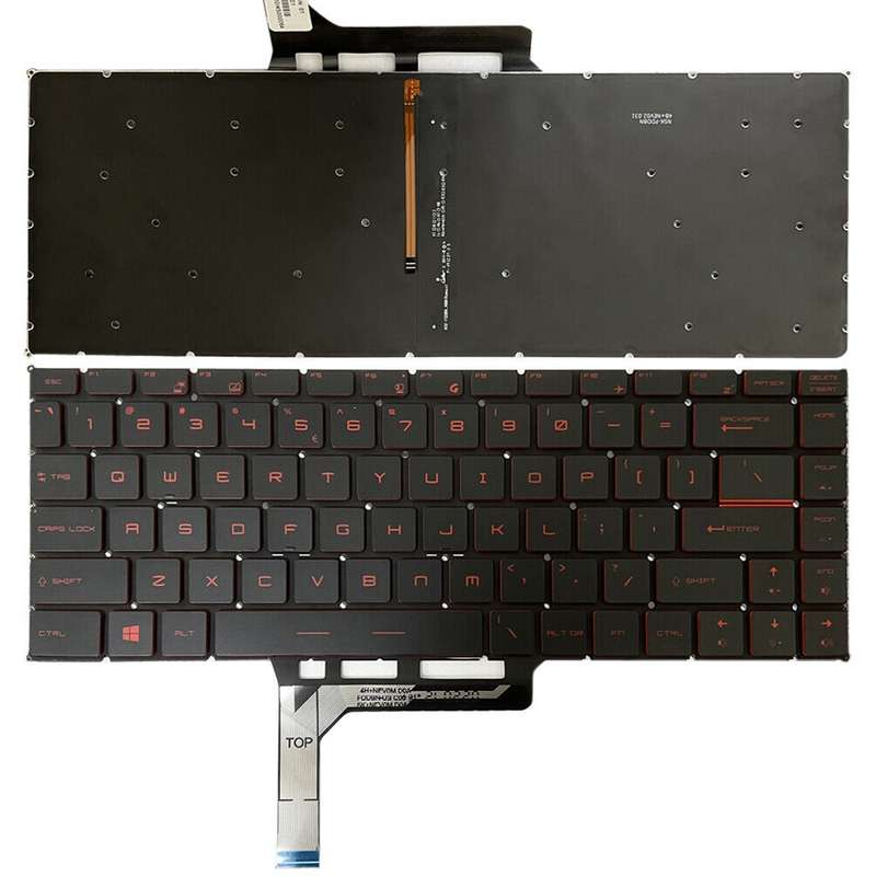 US Version Laptop Keyboard with Backlight for MSI GS65 / GS65VR / MS-16Q2 / Stealth 8SE /8SF / 8SG /