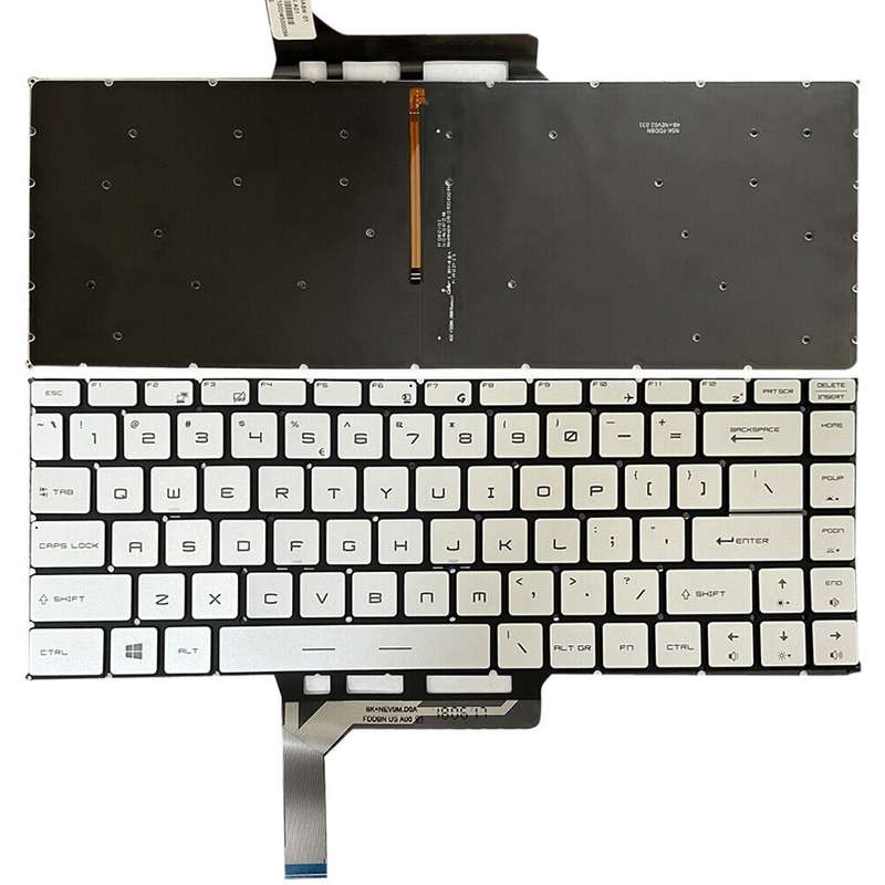 US Version Laptop Keyboard with Backlight for MSI GS65 / GS65VR / MS-16Q2 / Stealth 8SE /8SF / 8SG /
