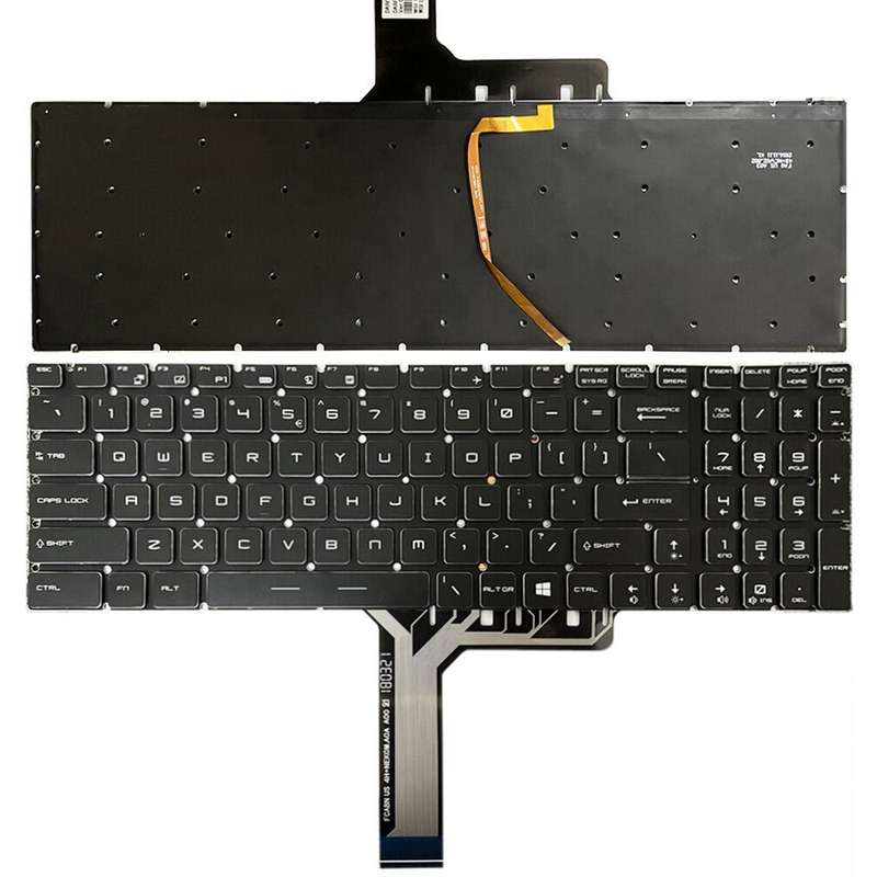 US Version Colorful Backlight Laptop Keyboard for MSI Steel GS60 / GS70 / GS72 / GT72 / GE62 / GE72