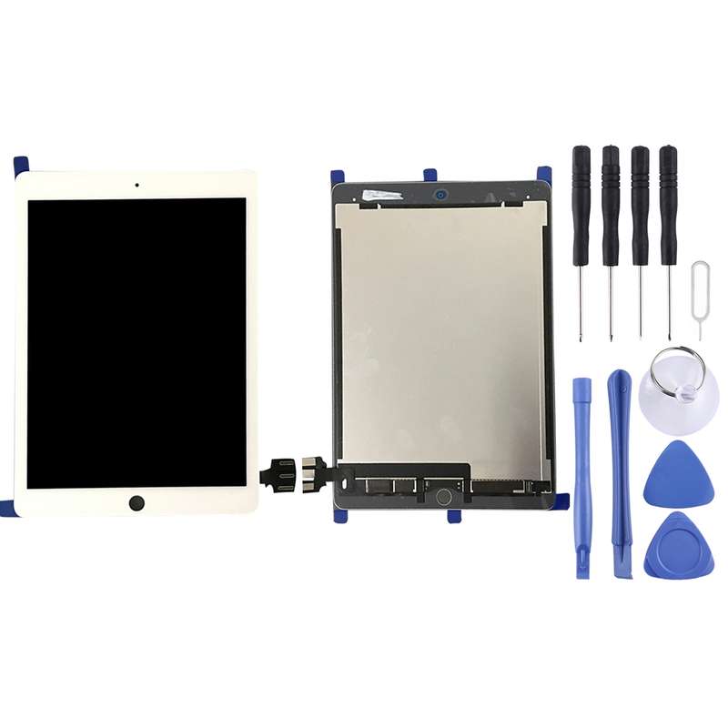 OEM LCD Screen for iPad Pro 9.7 inch / A1673 / A1674 / A1675 with Digitizer Full Assembly (White)