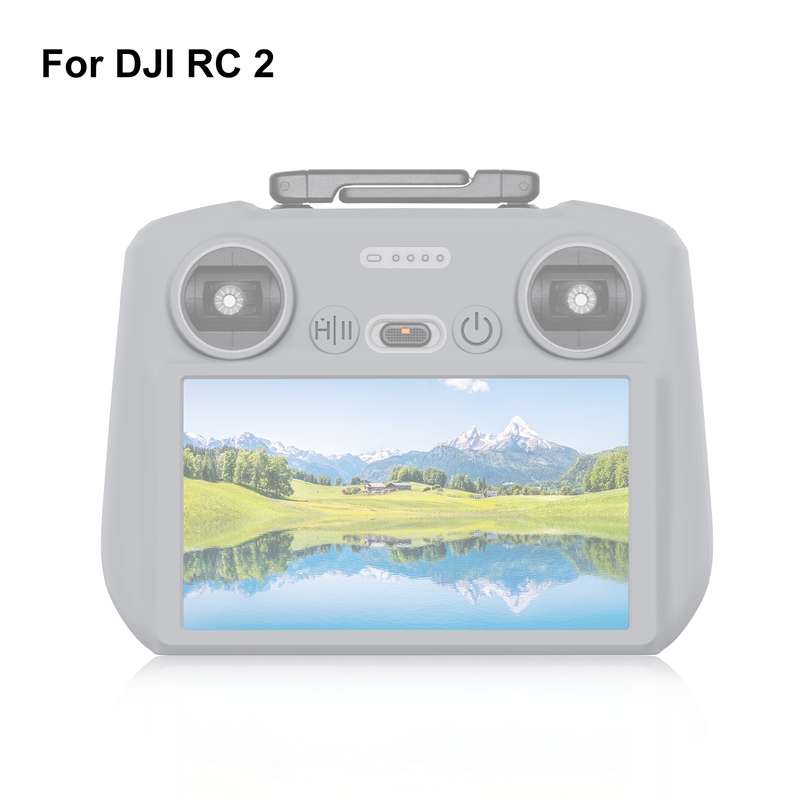 For DJI Mini 4 Pro / Air 3 Remote Control / DJI RC 2 with Screen PULUZ Silicone Protective Case (Gre