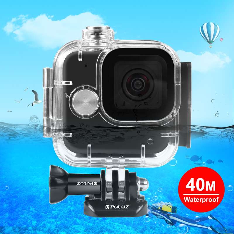 For GoPro Hero11 Black Mini PULUZ 40m Waterproof Housing Protective Case with Buckle Basic Mount & S