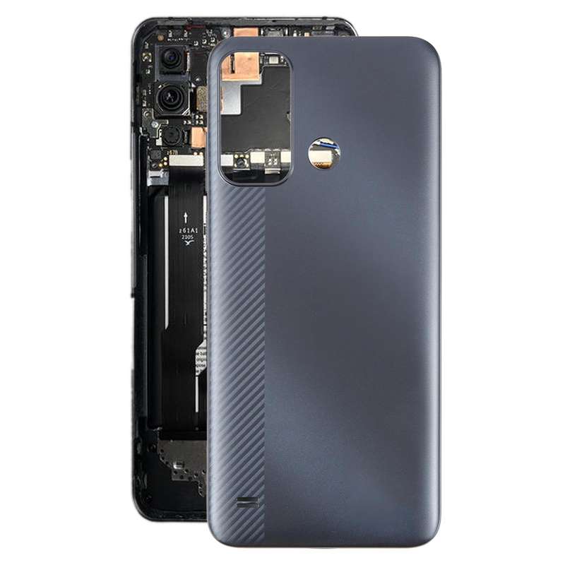 For ZTE Blade A53 Plastic Battery Back Cover(Black)