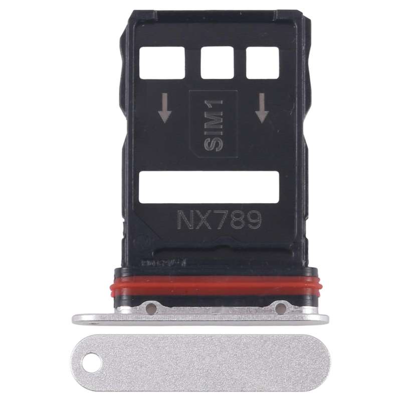 For ZTE nubia RedMagic 10 Pro SIM + SIM Card Tray (Silver)