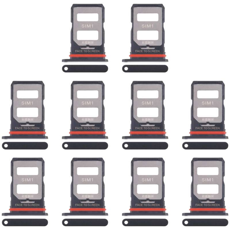 For Xiaomi 14T 5G 10pcs Original SIM Card Tray + SIM Card Tray (Blue)