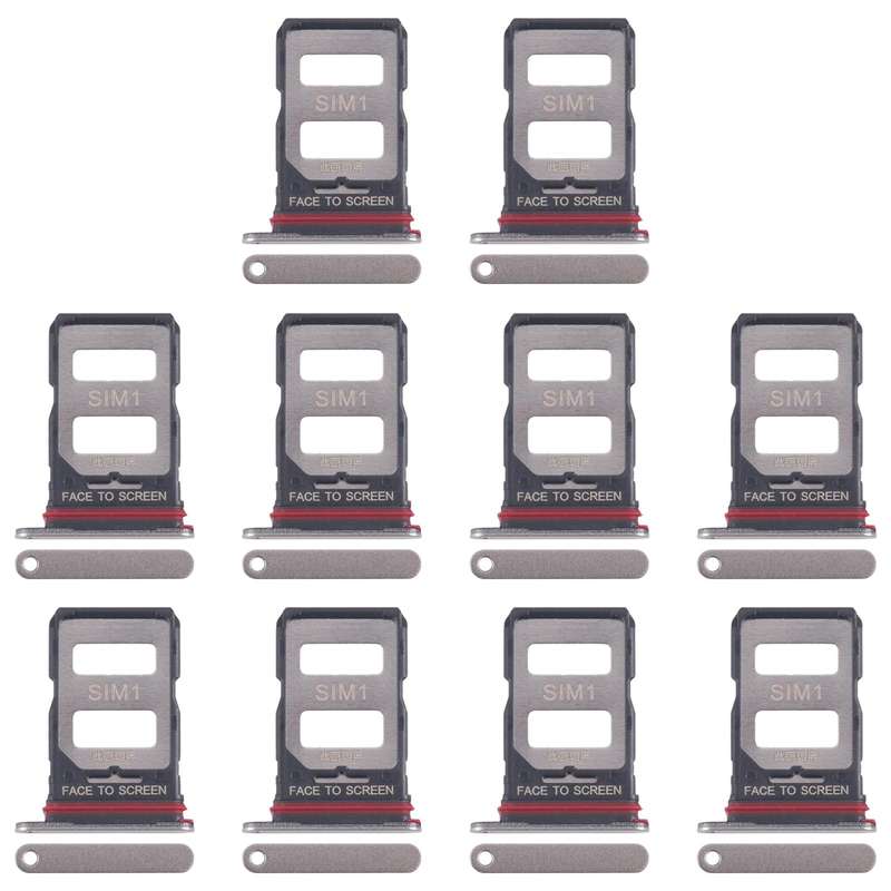 For Xiaomi 14T 5G 10pcs Original SIM Card Tray + SIM Card Tray (Blue)