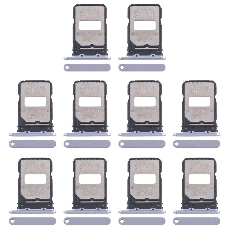 For Xiaomi Poco F7 Pro 10pcs Original SIM Card Tray + SIM Card Tray (Gold)
