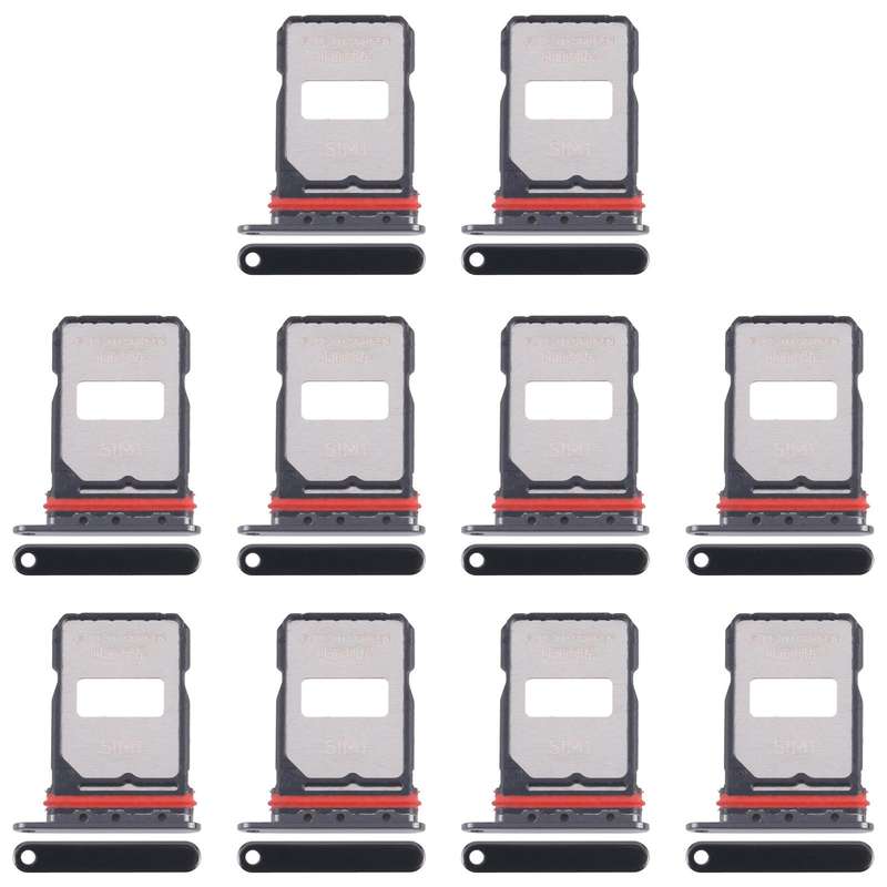 For Xiaomi Redmi K80 Pro 10pcs Original SIM Card Tray + SIM Card Tray (Silver)