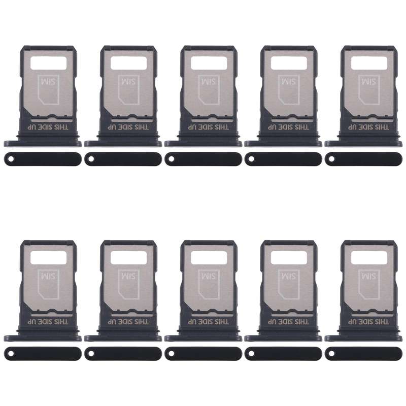 For Motorola Edge 40 Neo XT2307-1 10pcs Original SIM Card Tray (Blue)