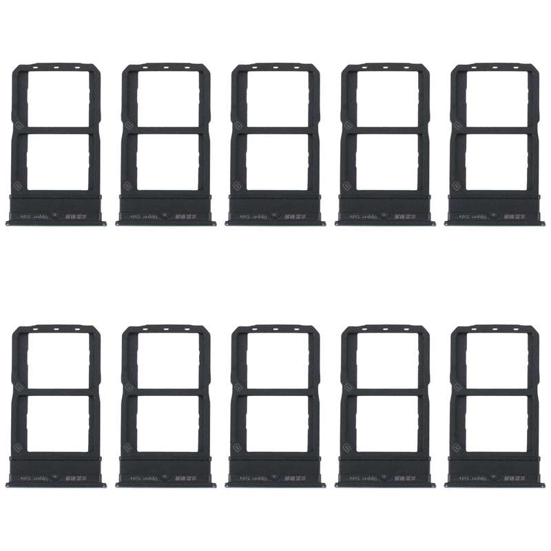 For vivo iQOO Neo5 Lite V2118A 10pcs Original SIM Card Tray + SIM Card Tray (Black)