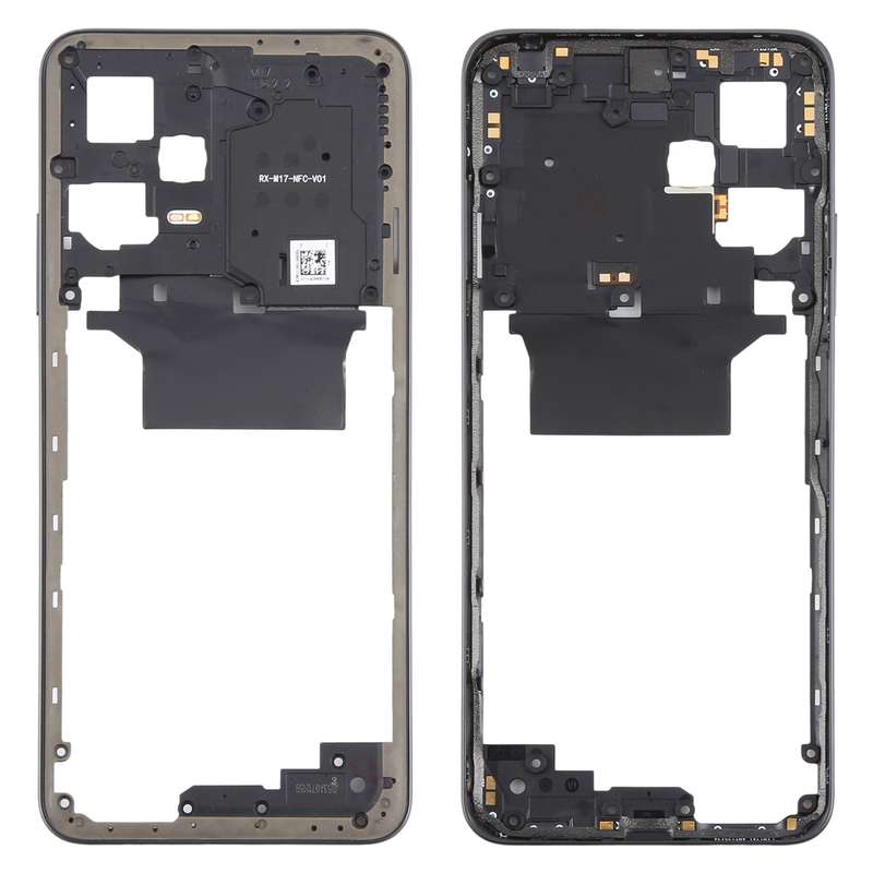For Xiaomi Redmi Note 12 5G Original Middle Frame Bezel Plate (Silver)