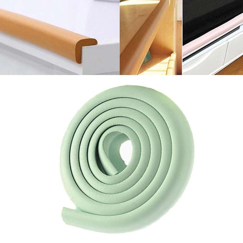 212cm Baby Edge Cushion Foam with Self-adhesive Tape(Pink)