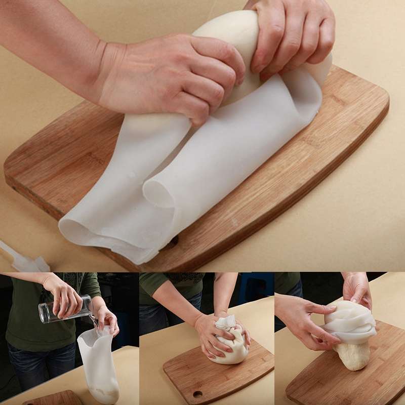 Silicone Kneading Dough Bag Dough Making Flour Mixer Maker Kitchen Tools for Pasta Flour Food, Size: