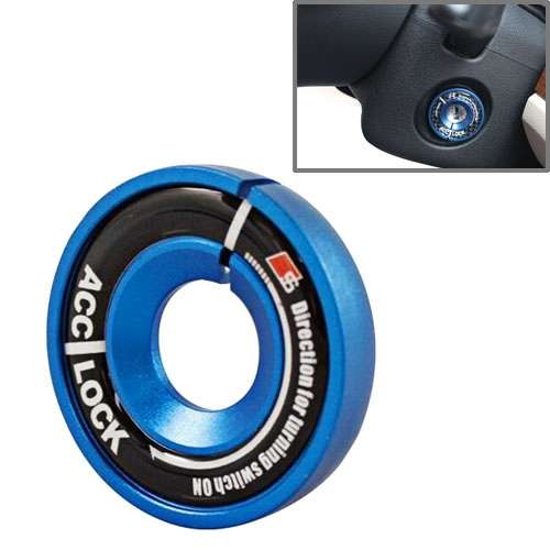 Aluminum Alloy Ignition Key Ring for AUDI A1 & A3 & A4L & TT, VW, POLO, Inside Diameter: about 14cm,