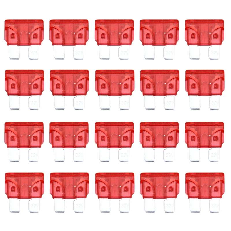 100 PCS Auto Mini Blade Fuse (30A) , DC 12V(Green)