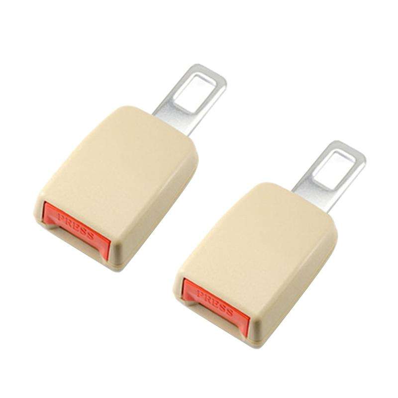 2 PCS Universal Car Seat Belt Extension Buckle(Black)